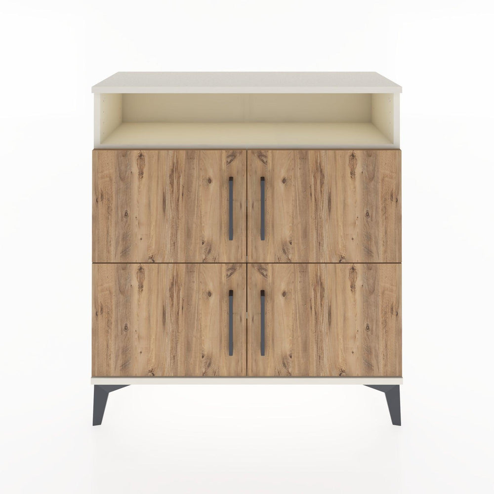 Woodntry Modular Dresser Moonstone 88x30x84 cm with Cover and Shelf KR44-1