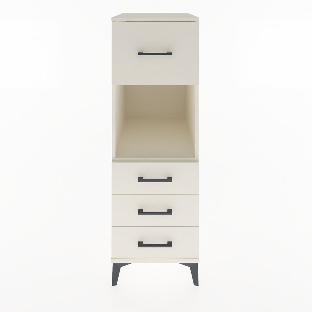 Woodntry Modular Cabinet Moonstone 44x59x122 cm with Drawers and Shelves CR94-1