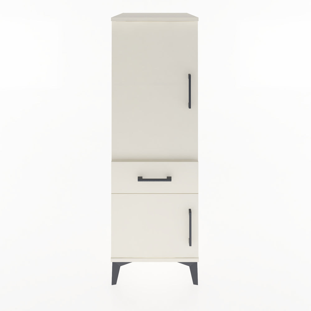 Woodntry Modüler Dolap Aytaşı 44x59x122 cm Kapaklı ve Çekmeceli KC44-1