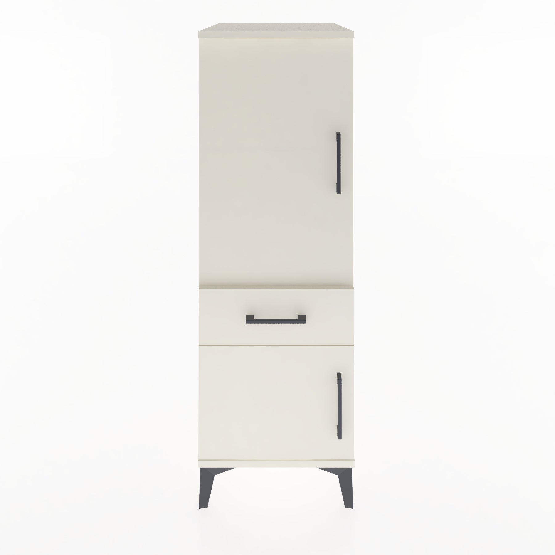 Woodntry Modular Cabinet Moonstone 44x59x122 cm with Doors and Drawers KC44-1