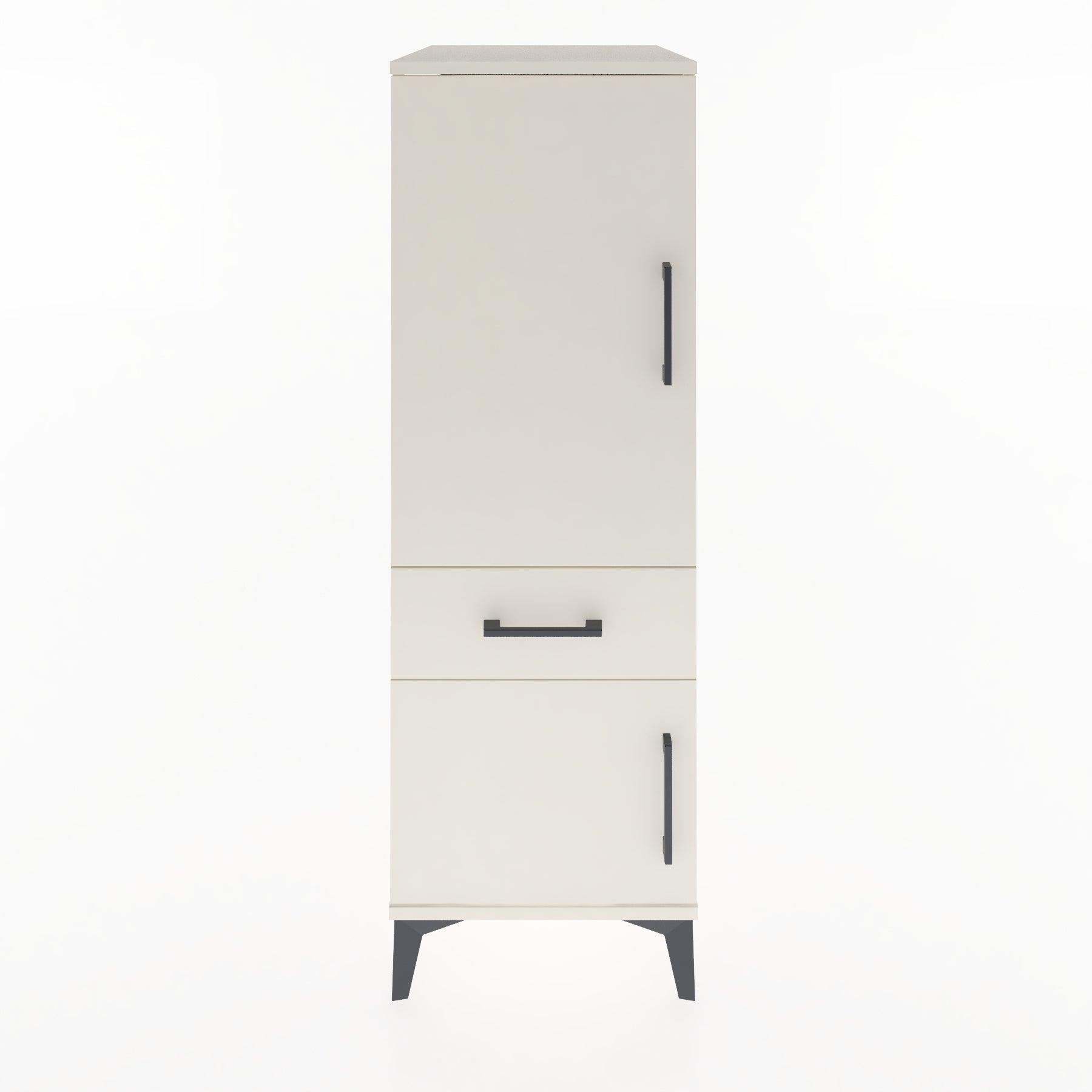 Woodntry Modular Cabinet Moonstone 44x59x122 cm with Doors and Drawers KC133-1