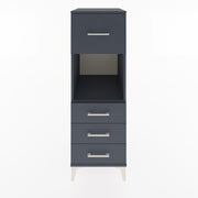 Woodntry Modular Cabinet Anthracite 44x30x122 cm with Drawers and Shelves CR94-2