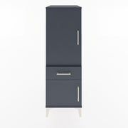 Woodntry Modular Cabinet Anthracite 44x30x122 cm with Doors and Drawers KC44-2
