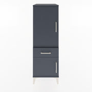 Woodntry Modular Cabinet Anthracite 44x59x122 cm with Doors and Drawers KC44-2
