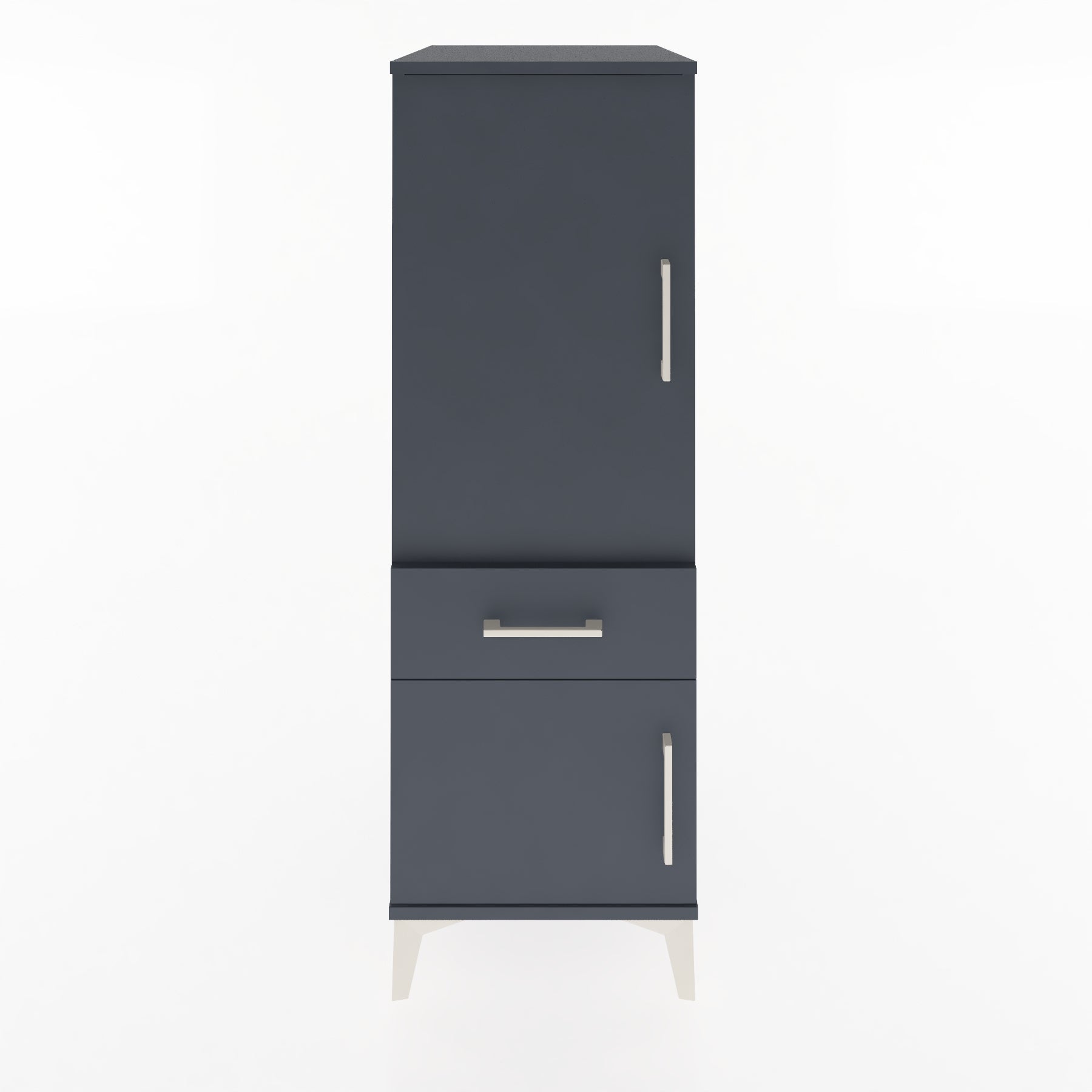 Woodntry Modular Cabinet Anthracite 44x59x122 cm with Doors and Drawers KC44-2