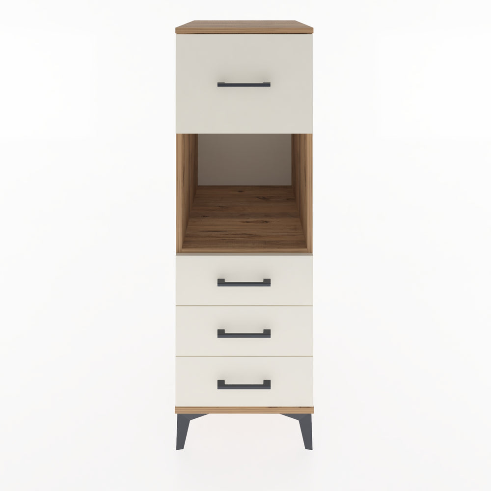 Woodntry Modular Cabinet Pine 44x59x122 cm with Drawers and Shelves CR94-3