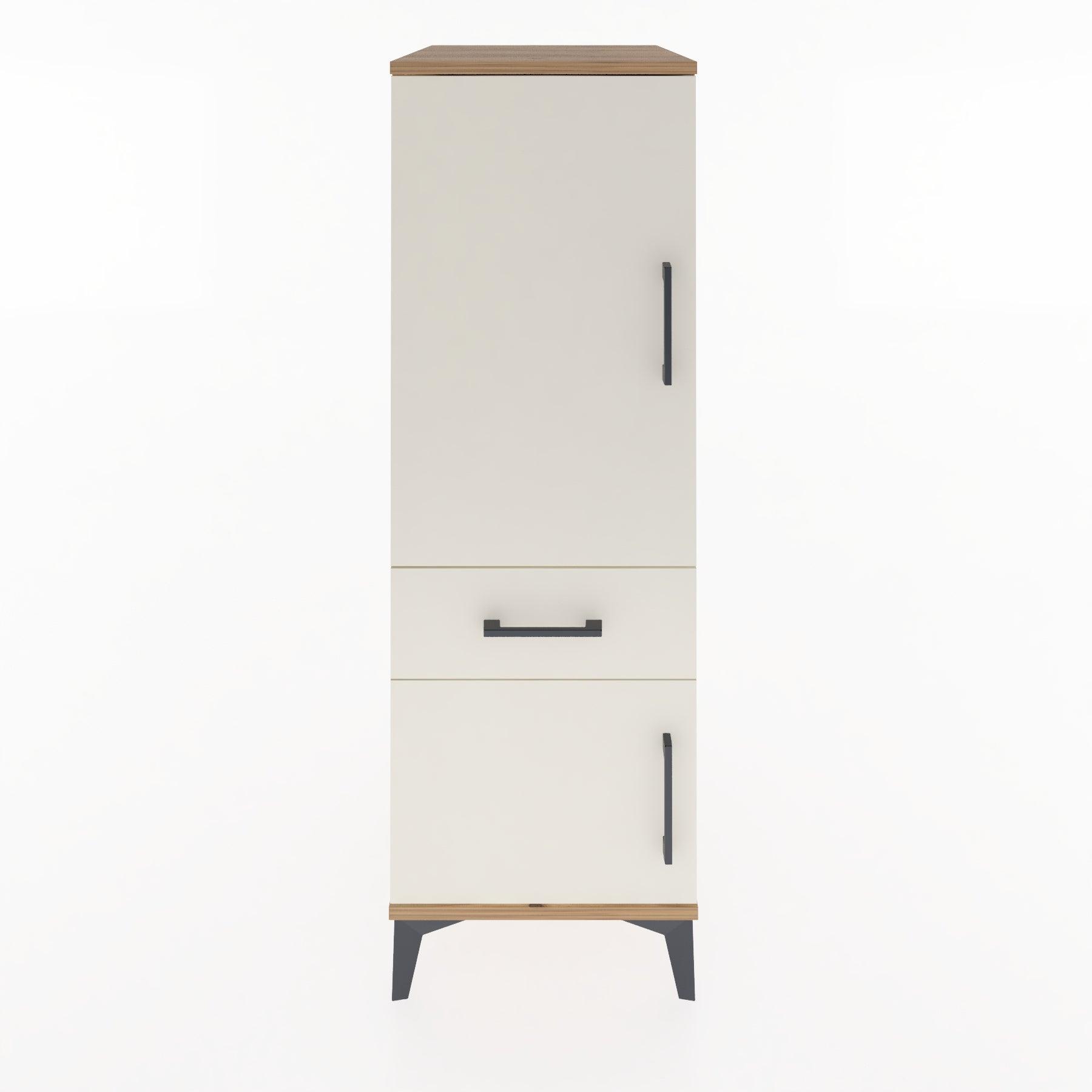 Woodntry Modular Cabinet Pine 44x30x122 cm with Doors and Drawers KC133-3