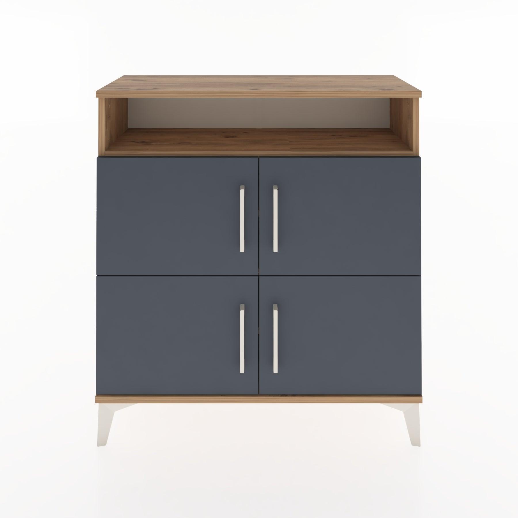 Woodntry Modular Dresser Pine 88x30x84 cm with Cover and Shelf KR44-3
