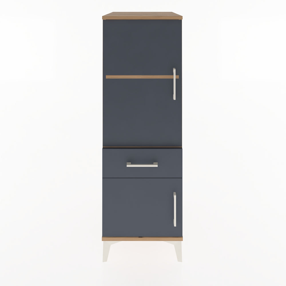 Woodntry Modular Cabinet Pine 44x59x122 cm with Doors and Drawers KC44-3
