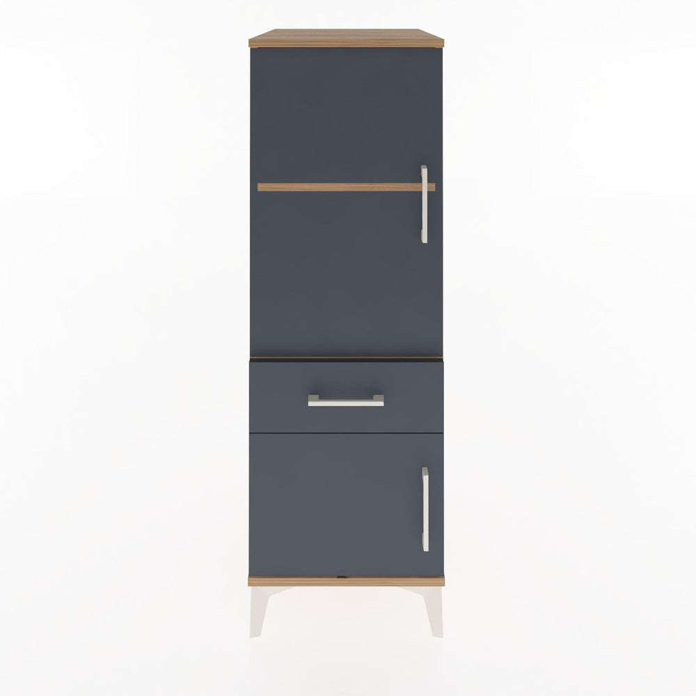 Woodntry Modular Cabinet Pine 44x30x122 cm with Doors and Drawers KC44-3