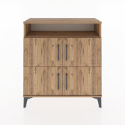 Woodntry Modular Dresser Pine 88x30x84 cm with Cover and Shelf KR44-3