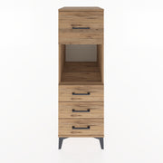 Woodntry Modüler Dolap Çam 44x59x122 cm Çekmeceli ve Raflı CR94-3