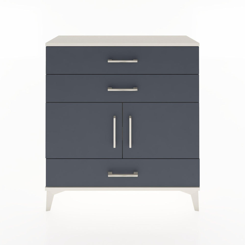 Woodntry Modüler Şifonyer Aytaşı 88x30x84 cm Kapaklı ve Çekmeceli KC45-1