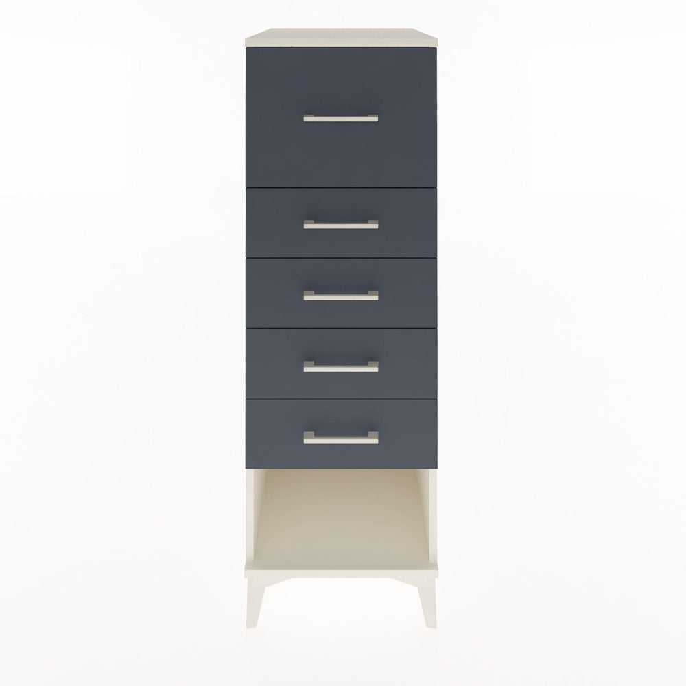 Woodntry Modular Cabinet Moonstone 44x30x122 cm with Drawers and Shelves CR95-1