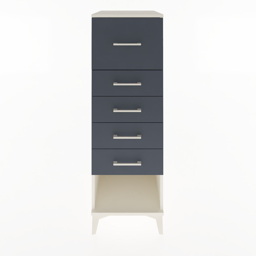 Woodntry Modular Cabinet Moonstone 44x59x122 cm with Drawers and Shelves CR95-1
