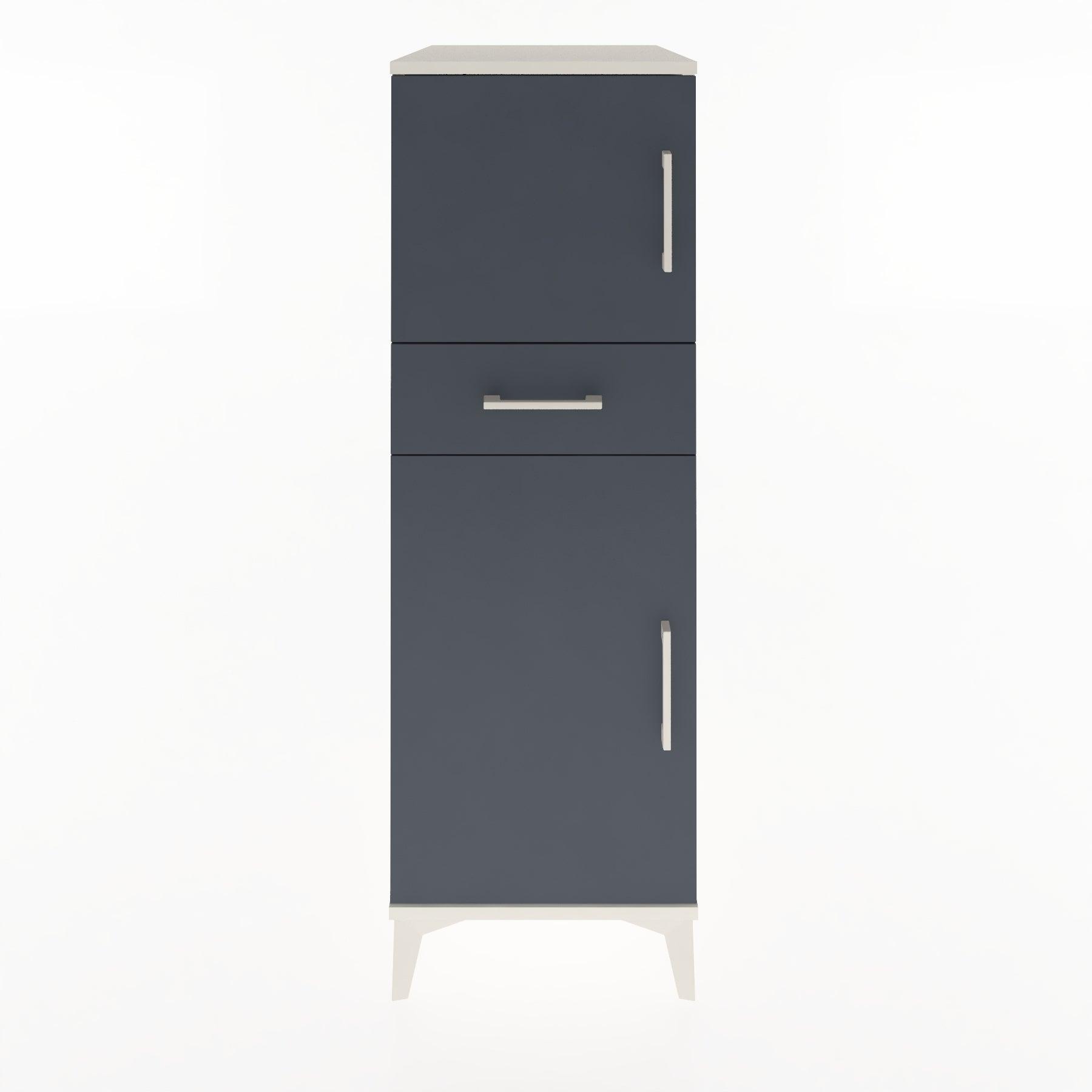 Woodntry Modular Cabinet Moonstone 44x30x122 cm with Doors and Drawers KC45-1