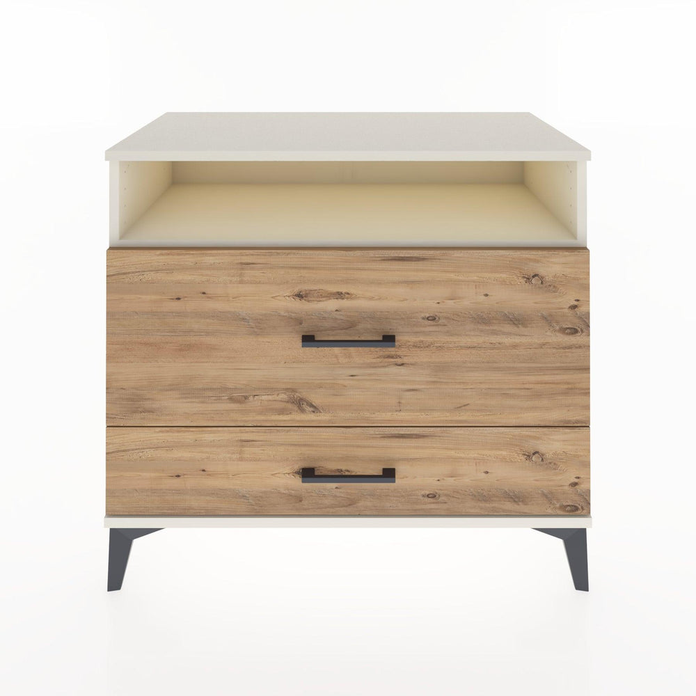 Woodntry Modular Dresser Moonstone 88x44x68 cm with Drawers and Shelves CR45-1