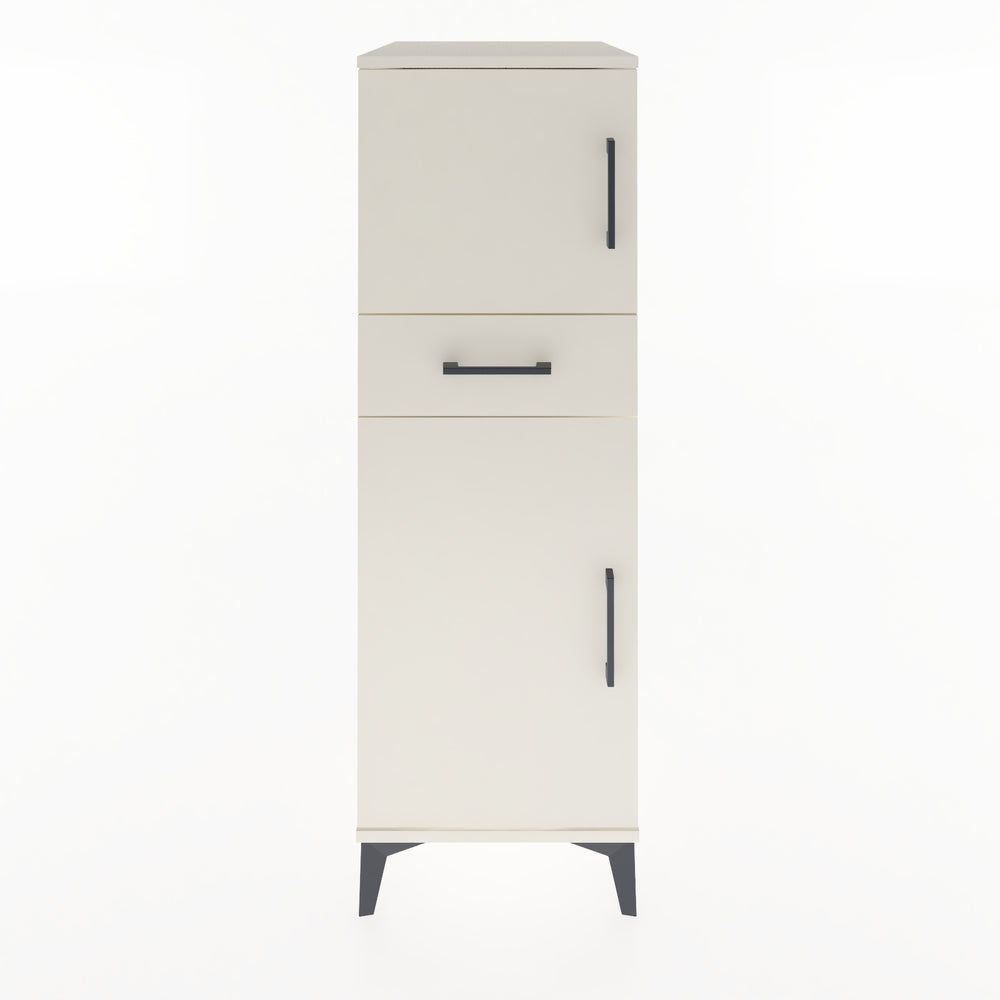 Woodntry Modüler Dolap Aytaşı 44x59x122 cm Kapaklı ve Çekmeceli KC45-1