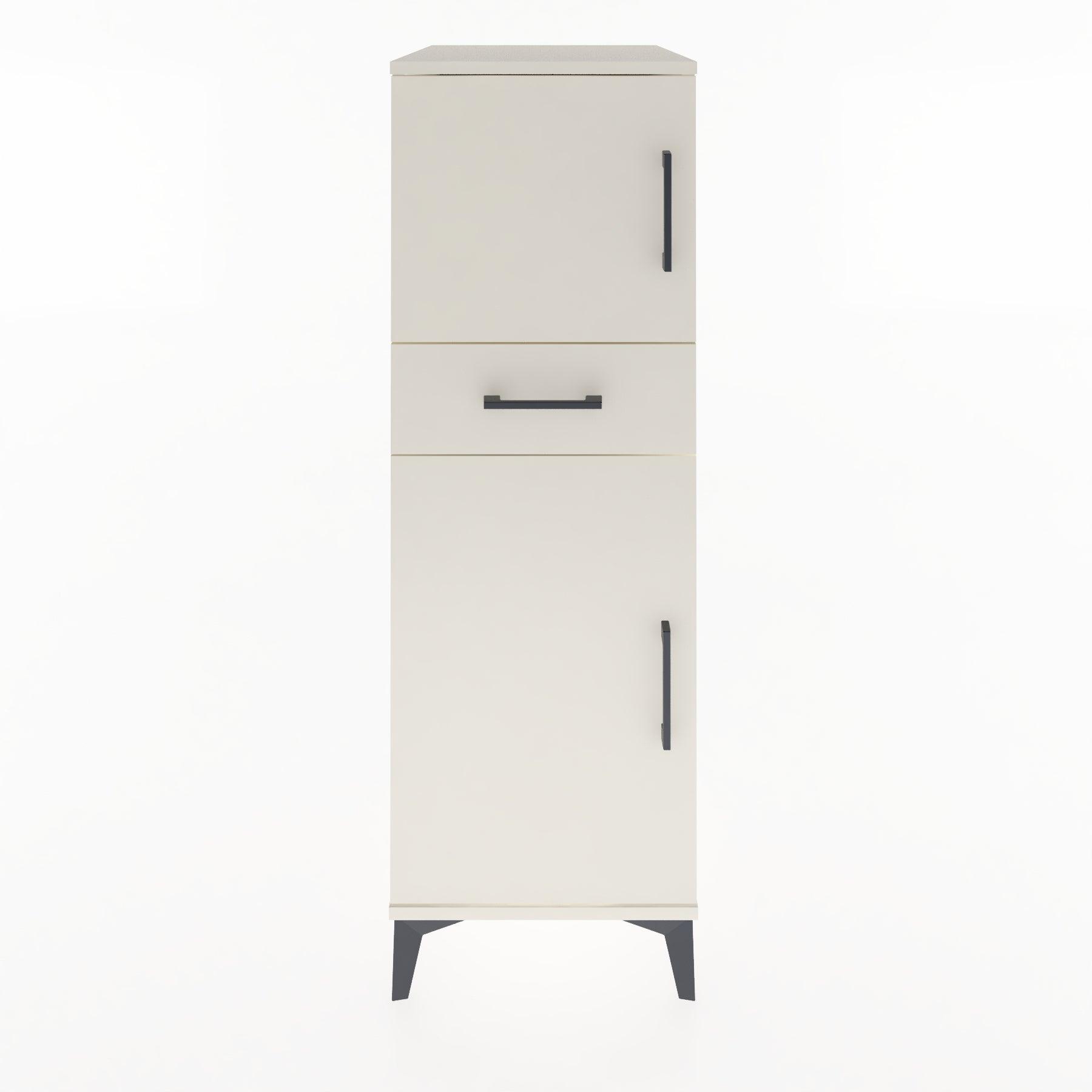 Woodntry Modular Cabinet Moonstone 44x30x122 cm with Doors and Drawers KC45-1