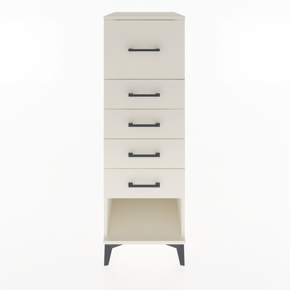 Woodntry Modular Cabinet Moonstone 44x59x122 cm with Drawers and Shelves CR95-1