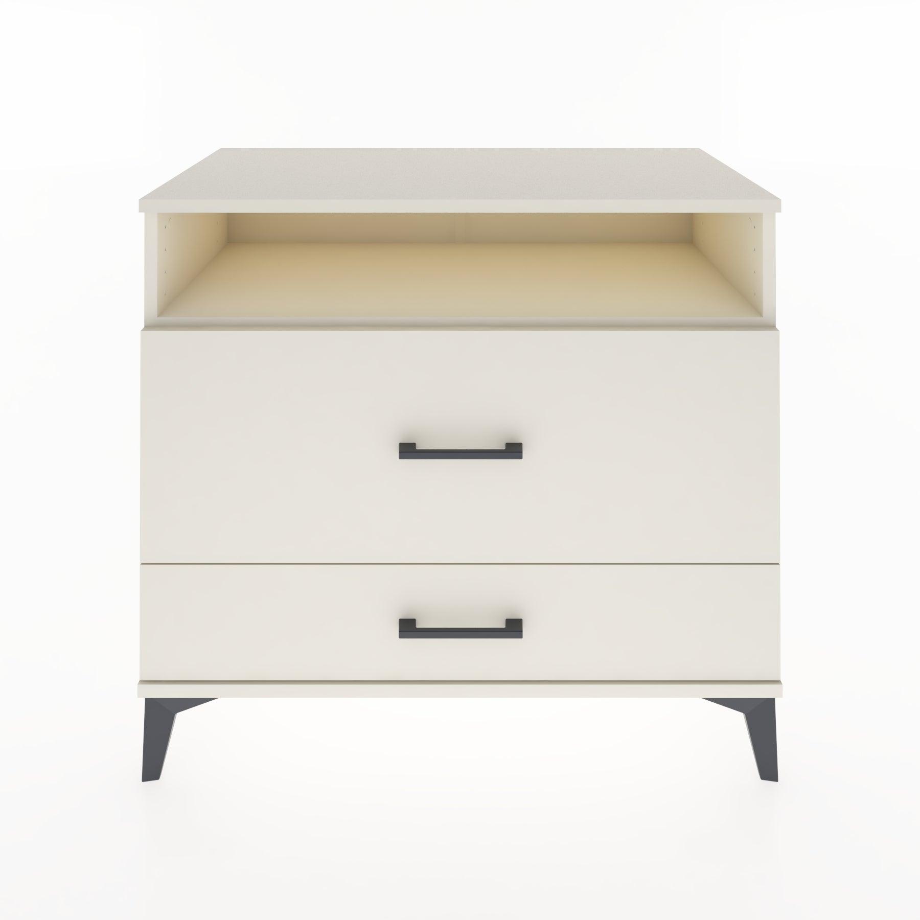 Woodntry Modüler Şifonyer Aytaşı 88x44x68 cm Çekmeceli ve Raflı CR45-1