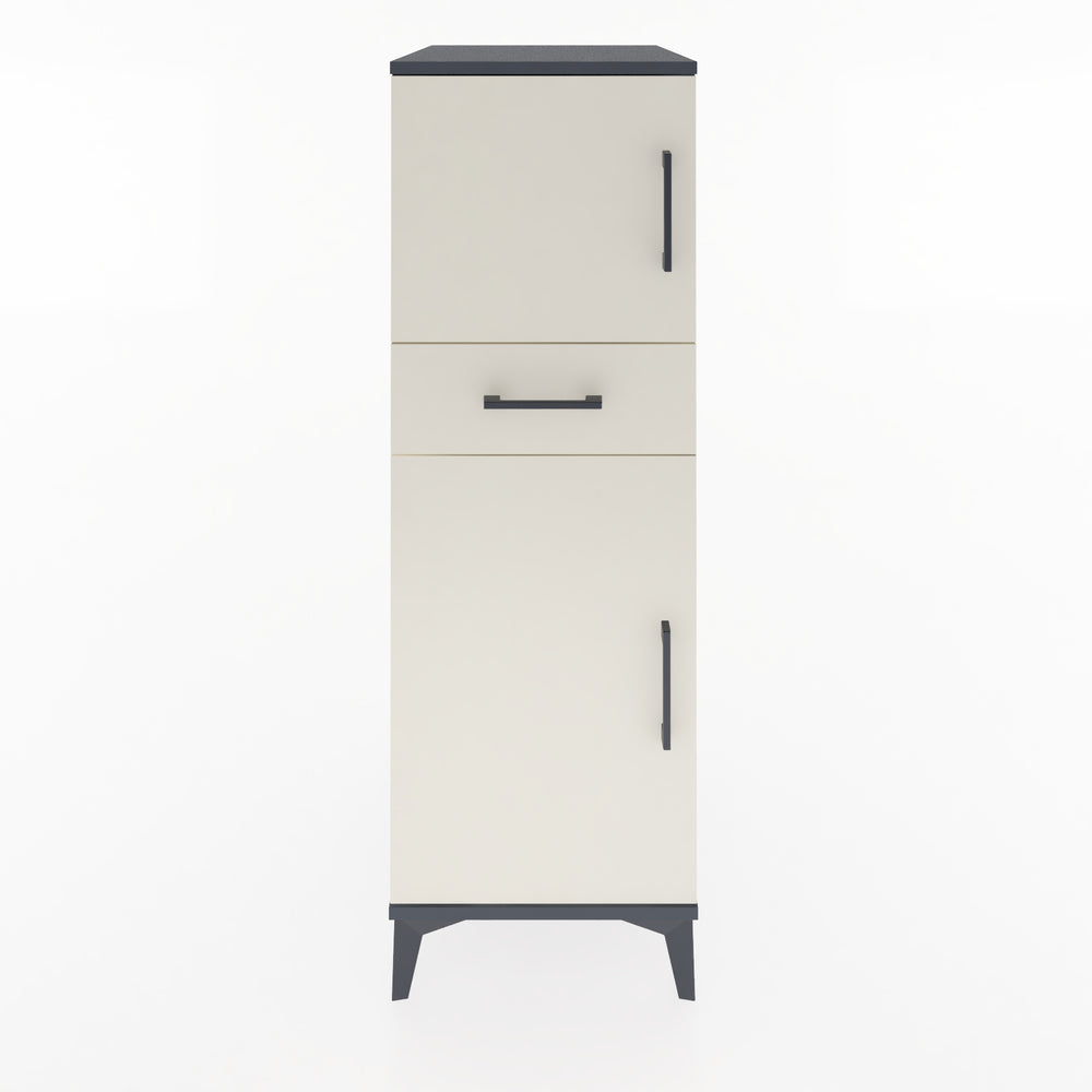 Woodntry Modular Cabinet Anthracite 44x59x122 cm with Doors and Drawers KC45-2