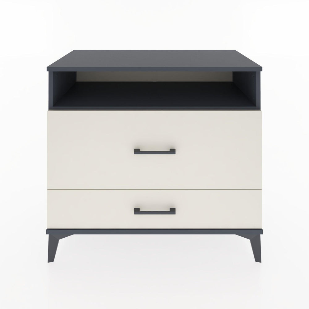 Woodntry Modular Dresser Anthracite 88x44x68 cm with Drawers and Shelves CR45-2