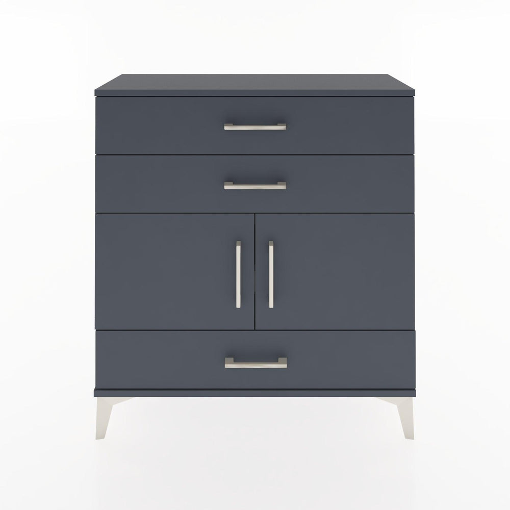 Woodntry Modular Dresser Anthracite 88x30x84 cm with Cover and Drawer KC45-2