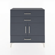 Woodntry Modular Dresser Anthracite 88x30x84 cm with Cover and Drawer KC45-2