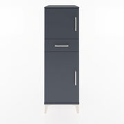 Woodntry Modular Cabinet Anthracite 44x30x122 cm with Doors and Drawers KC45-2