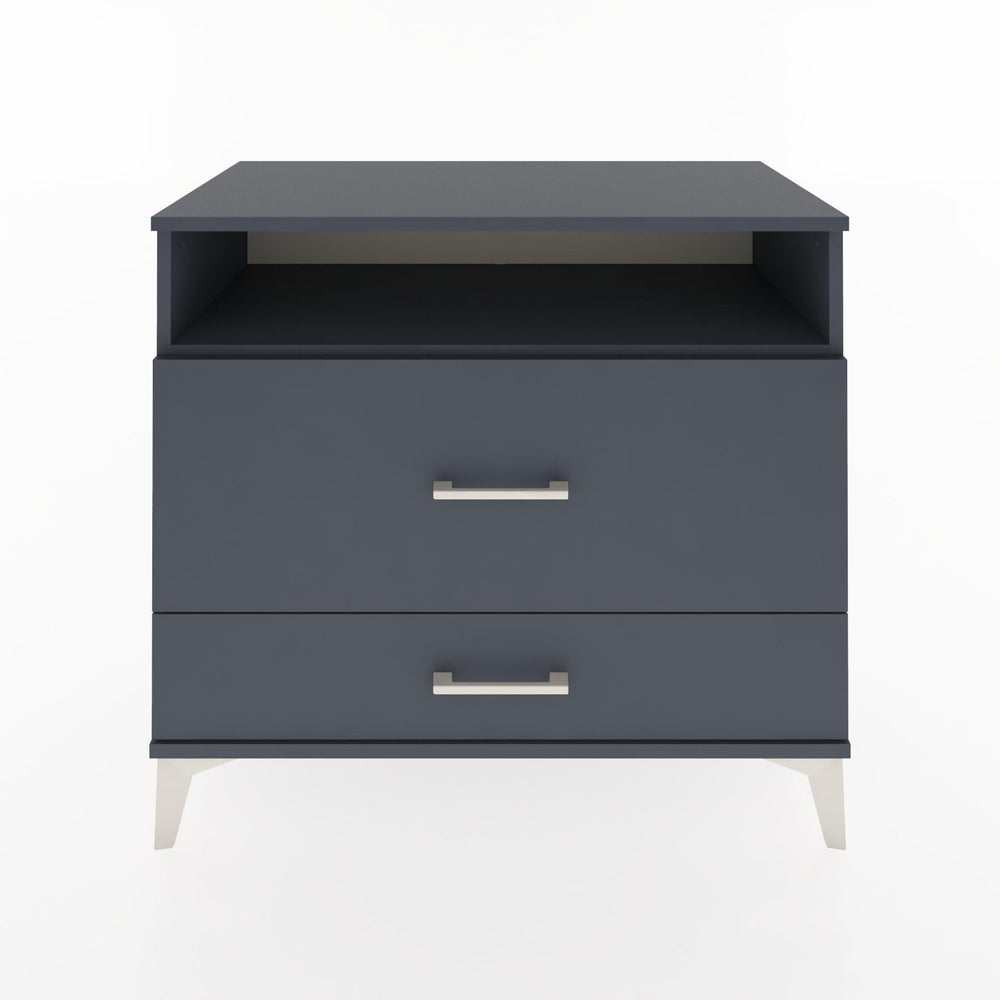 Woodntry Modular Dresser Anthracite 88x44x68 cm with Drawers and Shelves CR45-2