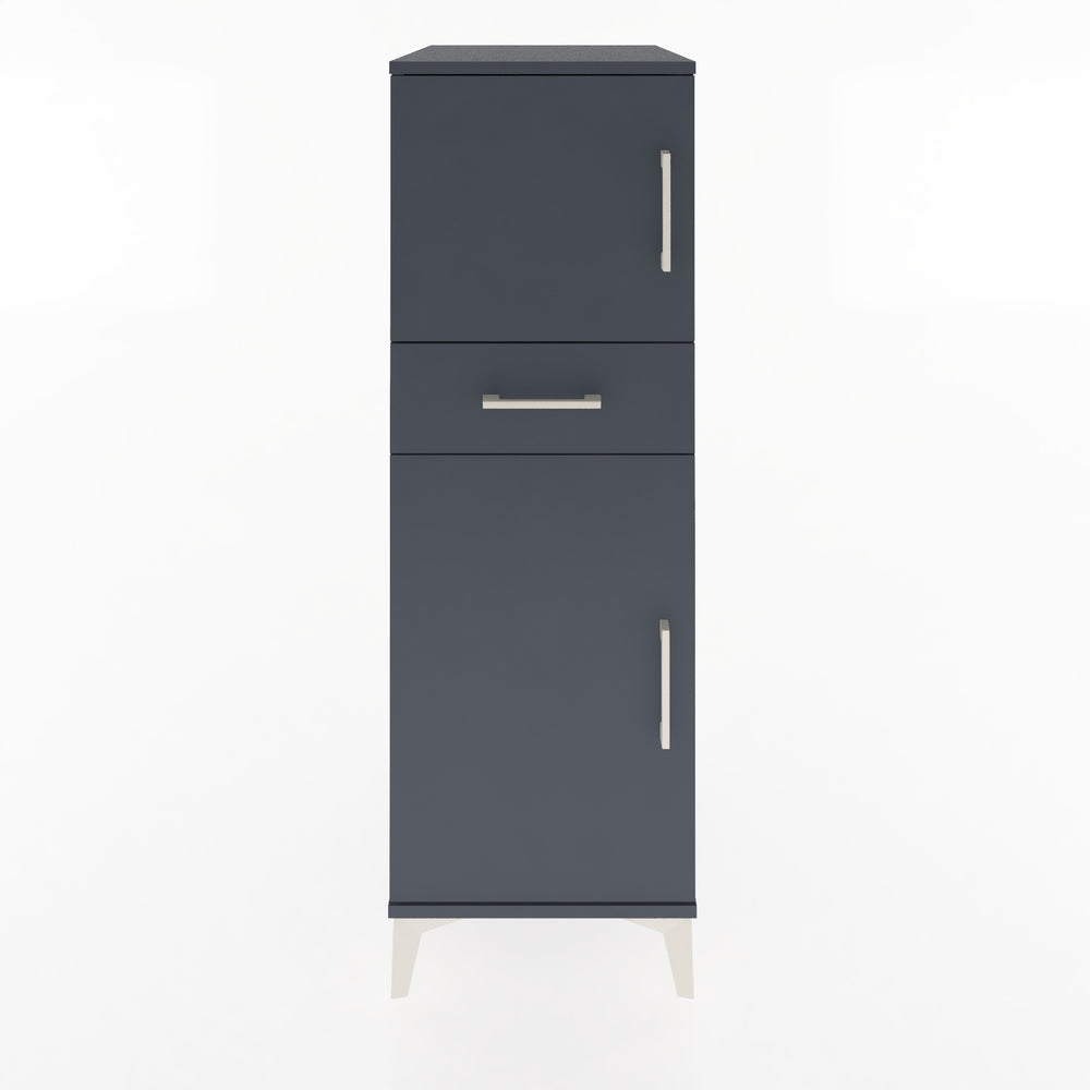 Woodntry Modular Cabinet Anthracite 44x59x122 cm with Doors and Drawers KC45-2