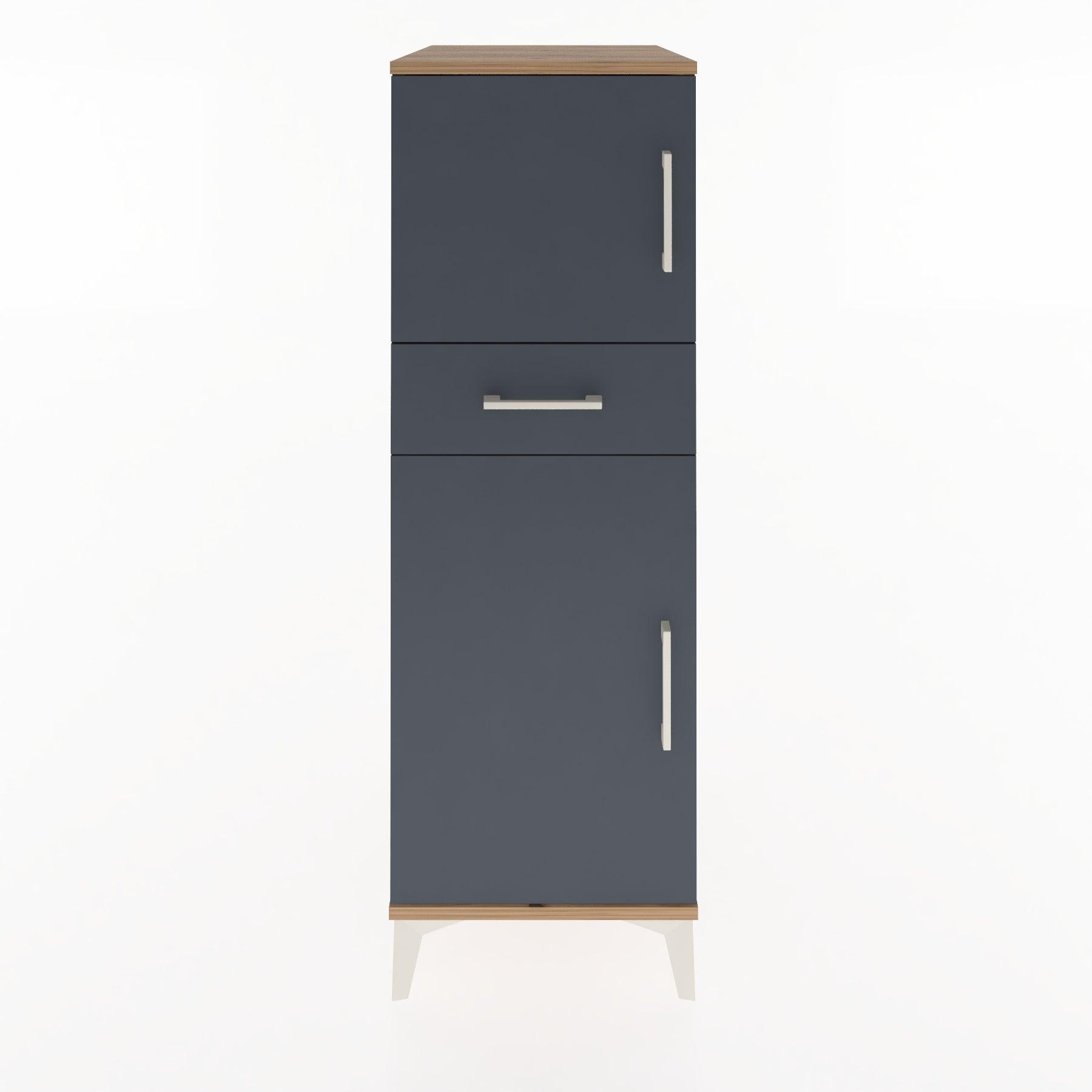 Woodntry Modular Cabinet Pine 44x30x122 cm with Doors and Drawers KC45-3