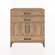 Woodntry Modular Dresser Pine 88x30x84 cm with Cover and Drawer KC45-3