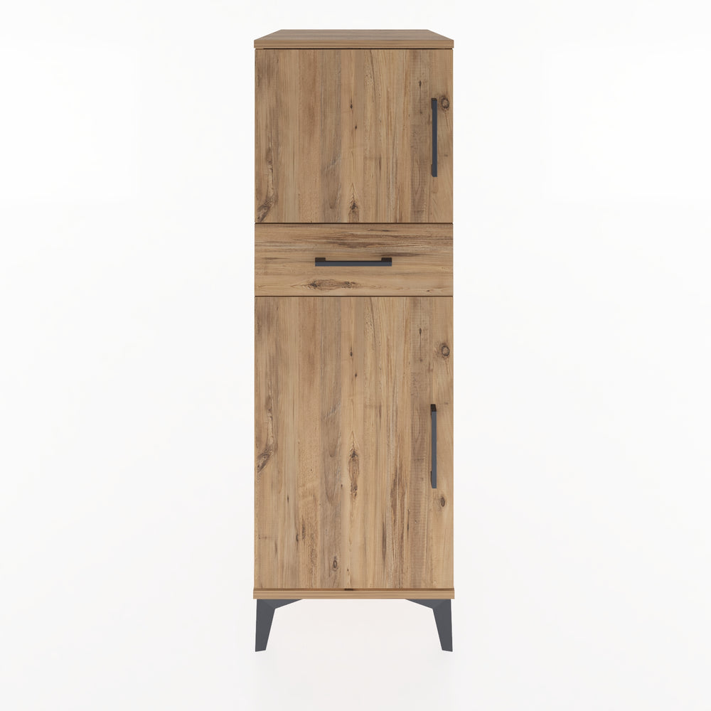 Woodntry Modular Cabinet Pine 44x59x122 cm with Doors and Drawers KC45-3