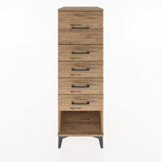 Woodntry Modüler Dolap Çam 44x30x122 cm Çekmeceli ve Raflı CR95-3