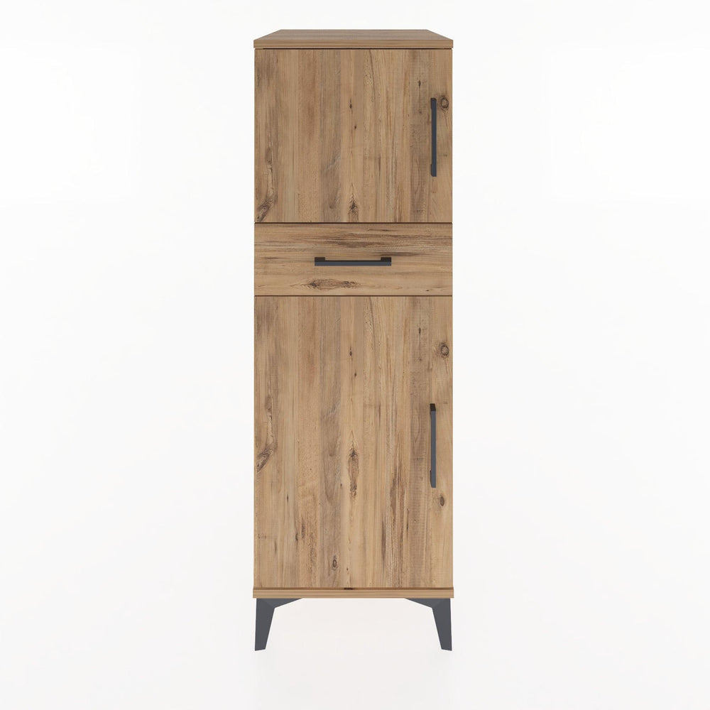 Woodntry Modular Cabinet Pine 44x30x122 cm with Doors and Drawers KC45-3