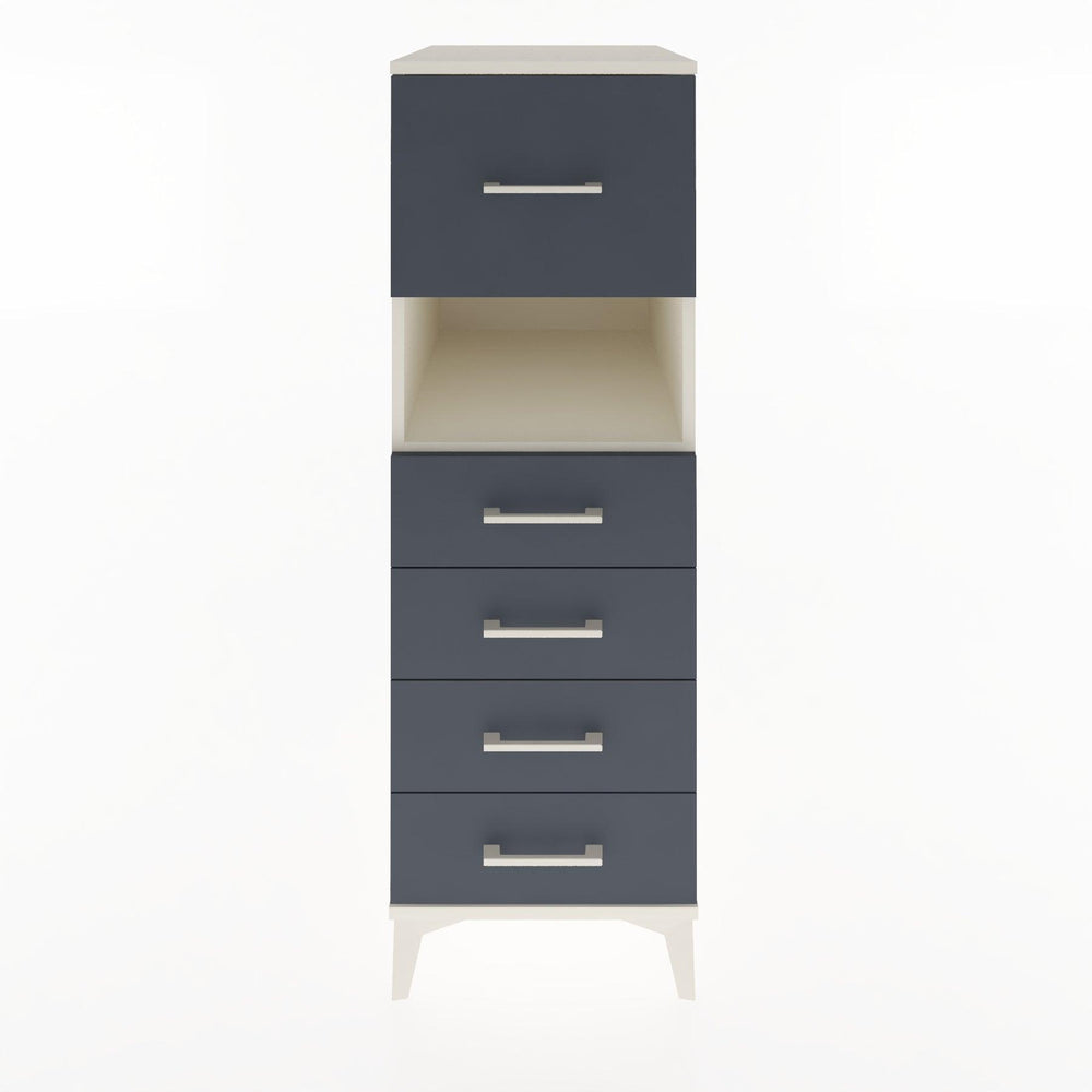 Woodntry Modular Cabinet Moonstone 44x30x122 cm with Drawers and Shelves CR96-1