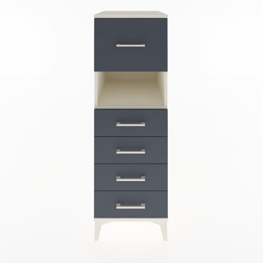 Woodntry Modular Cabinet Moonstone 44x59x122 cm with Drawers and Shelves CR96-1
