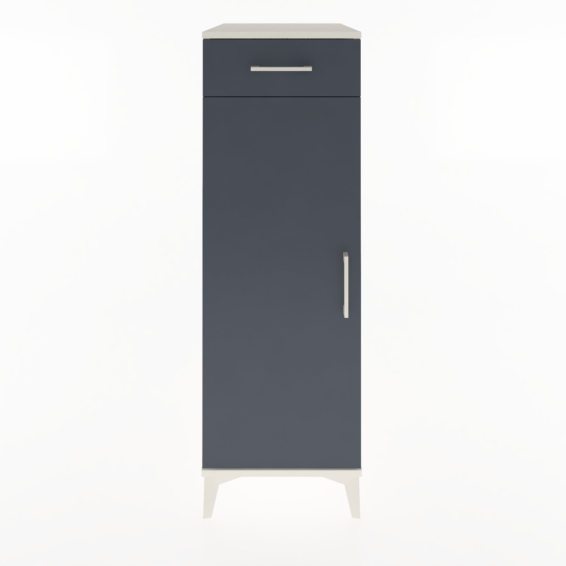 Woodntry Modular Cabinet Moonstone 44x59x122 cm with Doors and Drawers KC46-1
