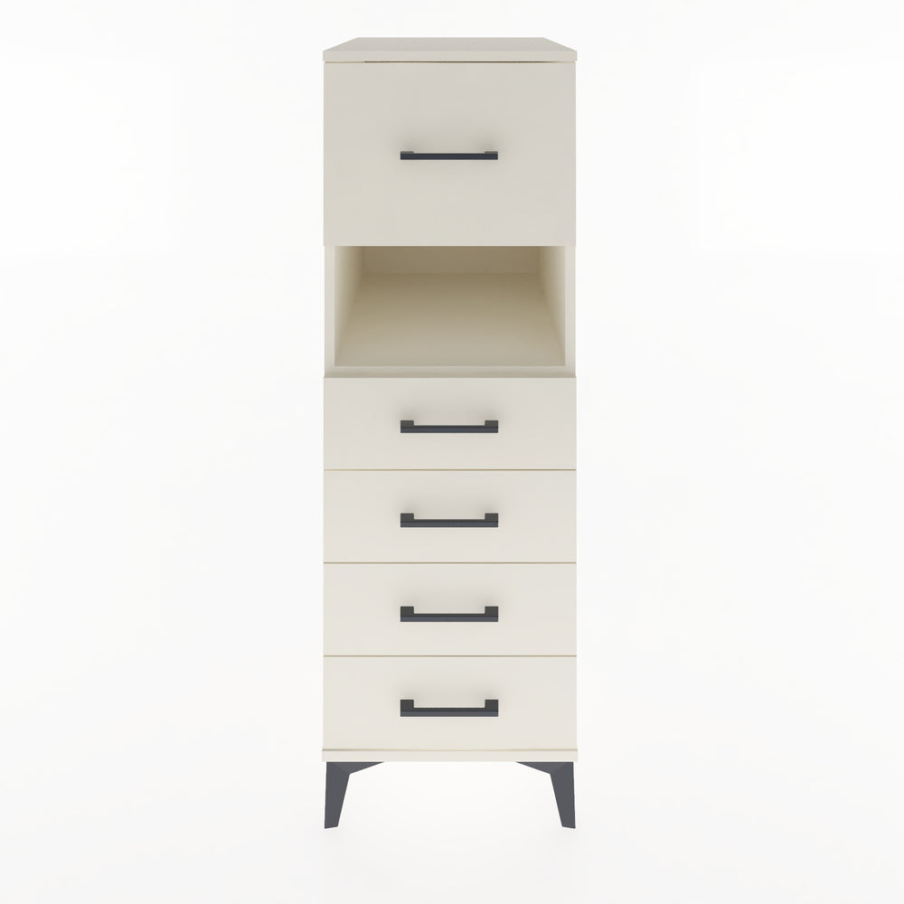 Woodntry Modular Cabinet Moonstone 44x59x122 cm with Drawers and Shelves CR96-1