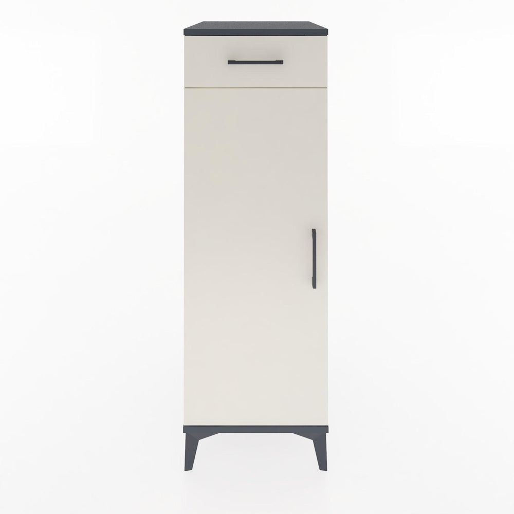 Woodntry Modular Cabinet Anthracite 44x30x122 cm with Doors and Drawers KC46-2