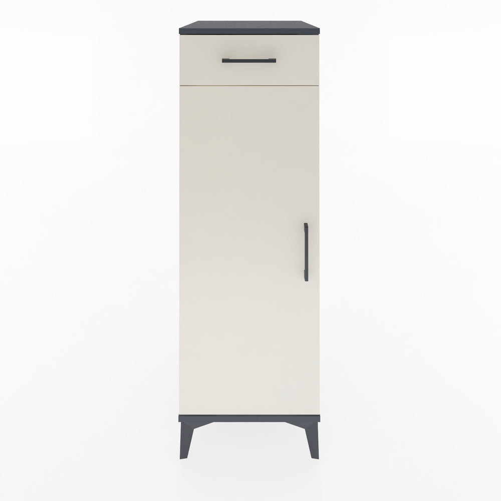 Woodntry Modular Cabinet Anthracite 44x59x122 cm with Doors and Drawers KC46-2