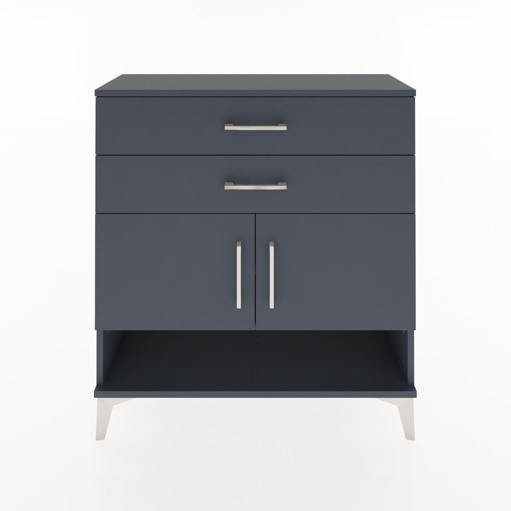 Woodntry Modüler Şifonyer Antrasit 88x30x84 cm Fonksiyonel F46-2