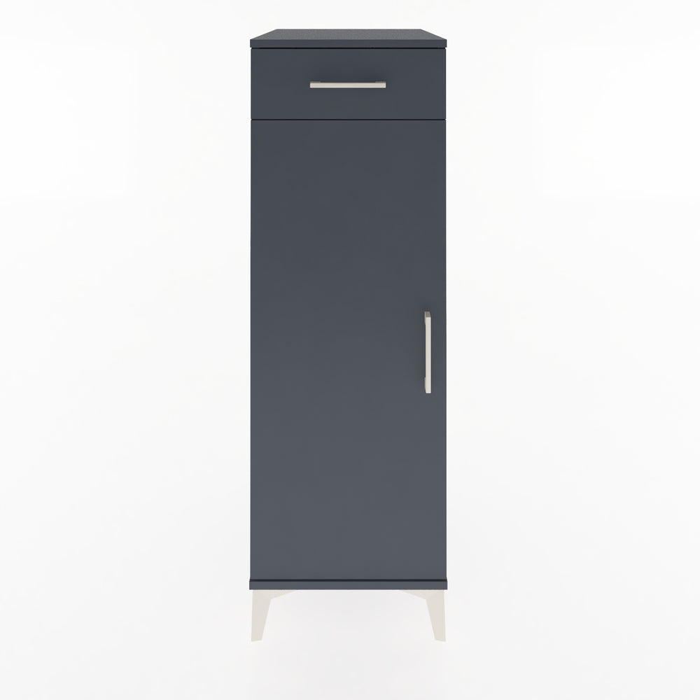 Woodntry Modular Cabinet Anthracite 44x59x122 cm with Doors and Drawers KC46-2