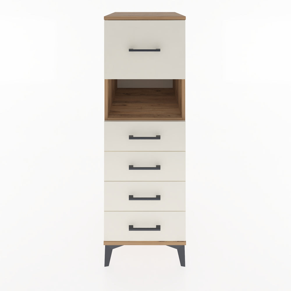 Woodntry Modular Cabinet Pine 44x59x122 cm with Drawers and Shelves CR96-3