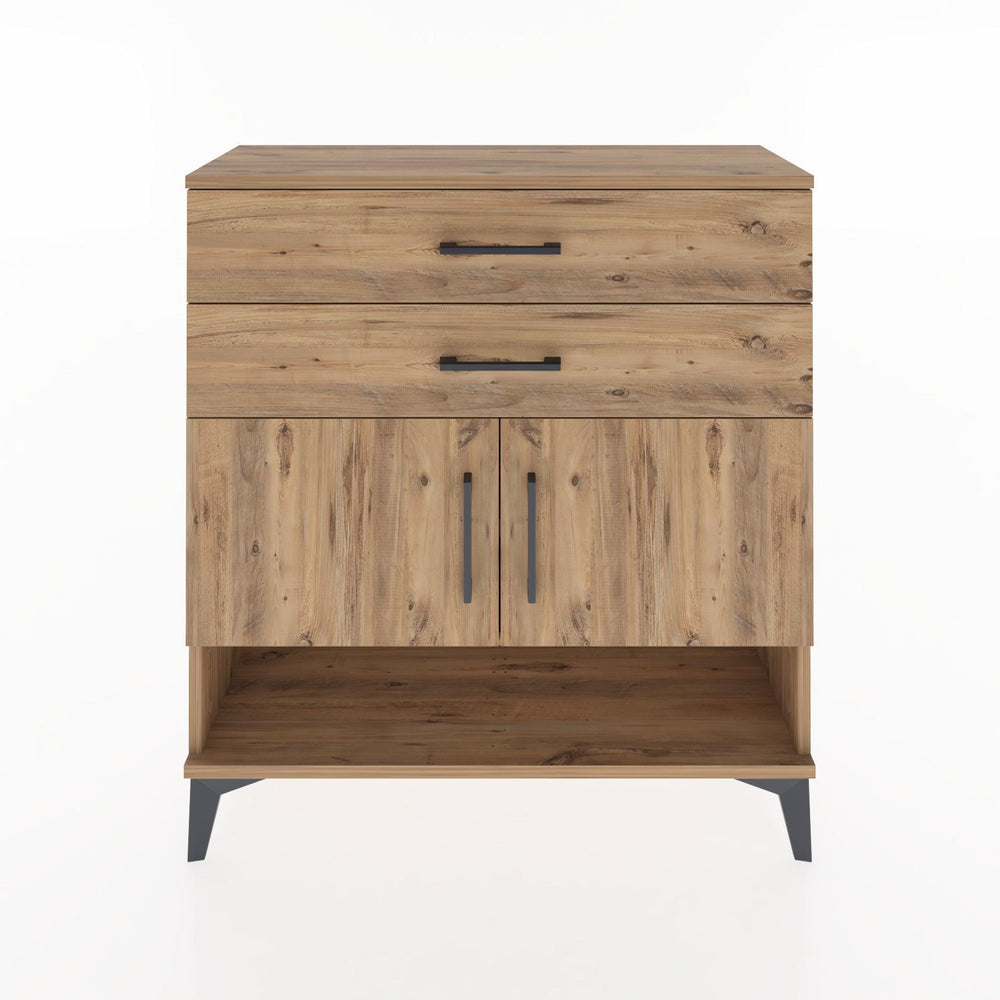 Woodntry Modüler Şifonyer Çam 88x30x84 cm Fonksiyonel F46-3