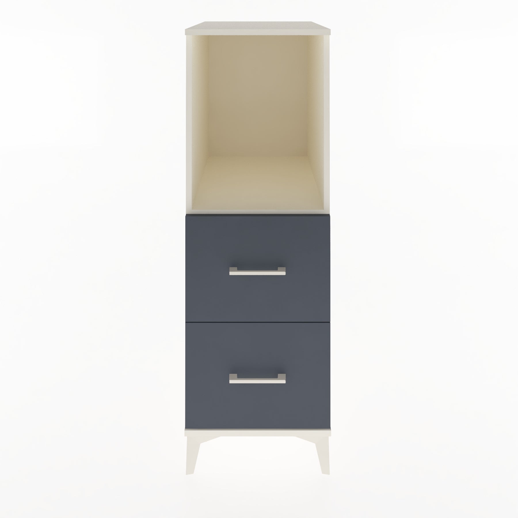 Woodntry Modüler Dolap Aytaşı 44x59x122 cm Çekmeceli ve Raflı CR97-1