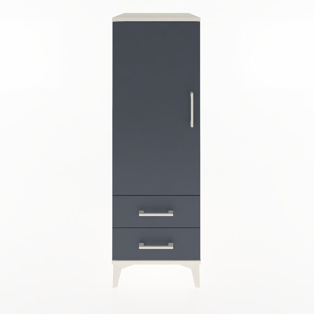 Woodntry Modular Cabinet Moonstone 44x59x122 cm with Doors and Drawers KC47-1