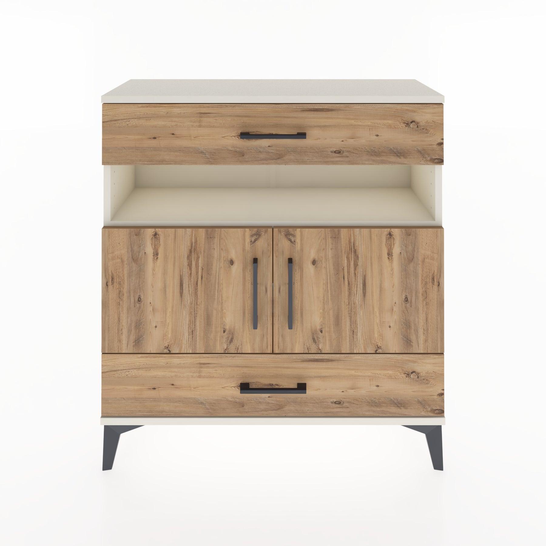 Woodntry Modular Dresser Moonstone 88x30x84 cm Functional F47-1